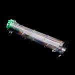 Coin tube 2.4 cm, green base MEI (tube 24, green base)