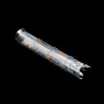 Coin tube 2.5 cm black base MEI (tube 25, black base)