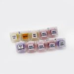 Boton transp. led tricolor x 10 u/n. - Imagen 2