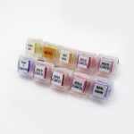 Boton transp. led tricolor x 10 u/n.