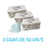 KIT OF 3 BOXES OF IMPORTED FACE MASKS (box x 50 units)